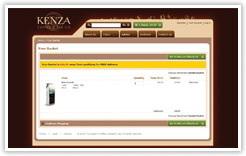 Kenza Coffee Shopping Basket